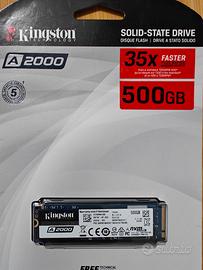 SSD NVMe Kingston A2000 da 500GB 