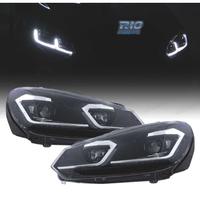 FARI VOLKSWAGEN VW GOLF 6 08-13 LOOK ARGENTO GOLF 