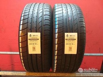 2 gomme 235 50 18 dunlop rft a5598
