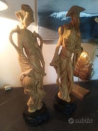 Coppia statue giapponesi originali. 