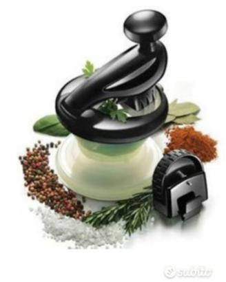 Tritatutto manuale da cucina trita spezie NUOVO