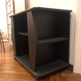 Carrello in laminato nero