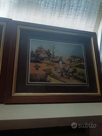 Quadri cornice marrone