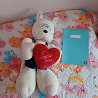 Peluche Diddl maxi, originale, con cuore