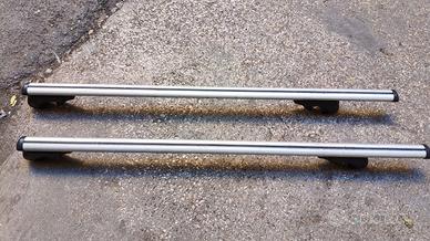Coppia Barre da Tetto Completa per Auto con Rails