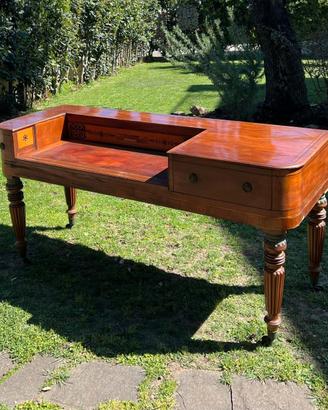 Scrittoio Console Antica 170cm in Mogano - 1830