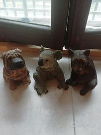 animali in resina Castagna, ribassati