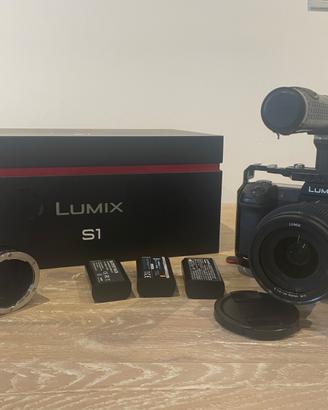 Panasonic Lumix s1 + 24-105 f4 + cage e accessori