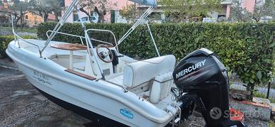 barca open rascala blu e blu Mercury 40cv 