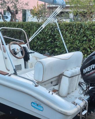barca open rascala blu e blu Mercury 40cv 