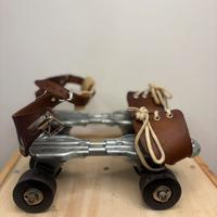 Pattini Vintage Retrò a 4 Ruote Regolabili