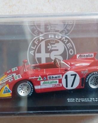modellino in scala 1:43 dell'Alfa Romeo 33 TT3
