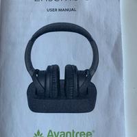 Cuffie senza filu per televisione avantree esemble