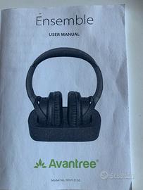 Cuffie senza filu per televisione avantree esemble