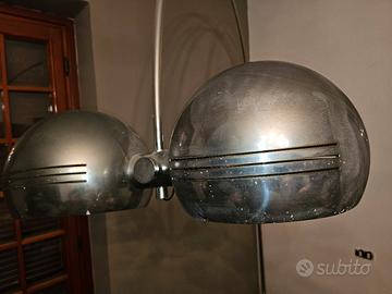 lampada con base in marmo 