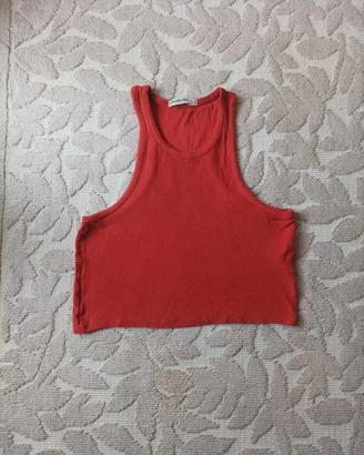 Top color corallo di Stradivarius
