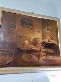 Quadro olio su tela firmato A. D'Urso