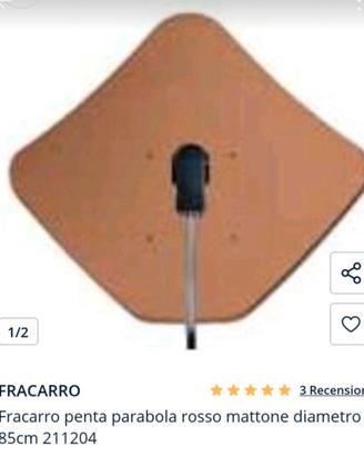FRACARRO parabola con illuminatore e CAM