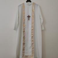 Saio Tunica Prima comunione Unisex Nuovo 