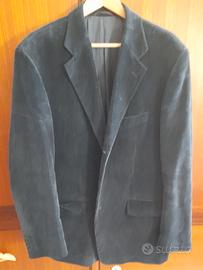 Giacca Boggi velluto rigato visconti modrone tg56