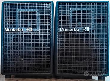 Casse con box montarbo da 500 watt rms, 8 ohm