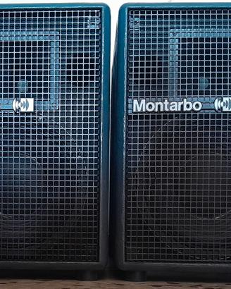 Casse con box montarbo da 500 watt rms, 8 ohm