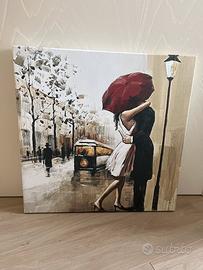 Pittura su tela Parigi, 45 x 45 cm - Wallity