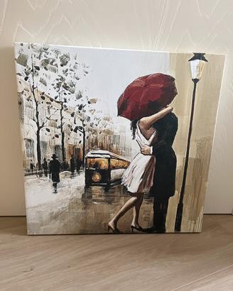 Pittura su tela Parigi, 45 x 45 cm - Wallity