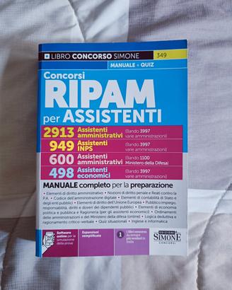 Manuale Simone per concorso Ripam assistenti 