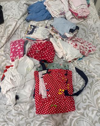 Tutti vestiti per bambina 2-4 anni estate