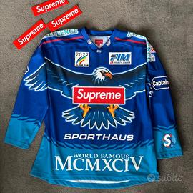 Supreme Eagle Moto Jersey in Royal Blu