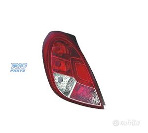 FANALE SINISTRO HYUNDAI I20 13-15 BIANCO ROSSO