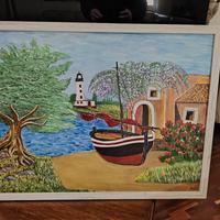 Quadro, acrilico su tela.