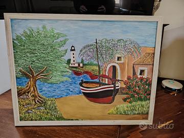 Quadro, acrilico su tela.