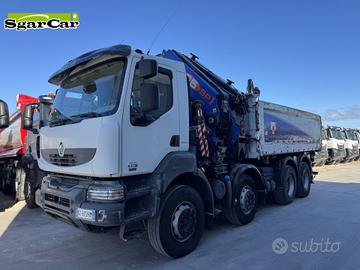 Renault Kerax con gru Pm 65 cestello ribaltabile 2