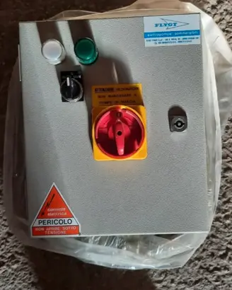 quadro di comando pompa flygt acqua 