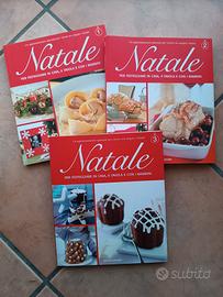 Set 3 libri cucina e ricette di Natale