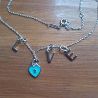 Collana "Return To Tiffany " LOVE argento 