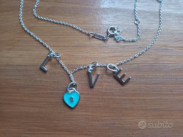 Collana "Return To Tiffany " LOVE argento 