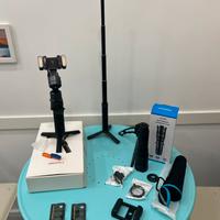 Zhiyun Smooth 5S Combo Gimbal + 2 Luci + Asta