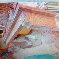 Mensola/cappa camino i legno