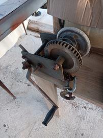 verricello manuale barca