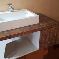 Arredo con Piano , Lavabo, Cassetti e Specchio