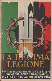 Lotto con custodia LA DECIMA LEGIONE 1928 e.f. VII