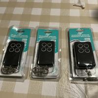 Tre telecomandi universali per cancello 433mh