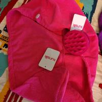 Asciugamano per capelli+Massaggiatore Nuovi 