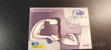 Cartolina Filatelica Giulietta e Romeo EUROPA 2022