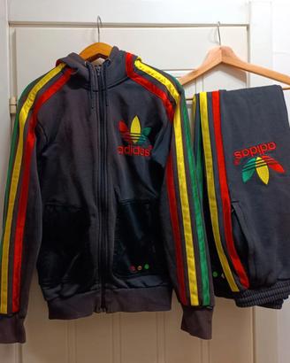 Tuta da ginnastica Adidas Jamaica Rasta 🇯🇲 S