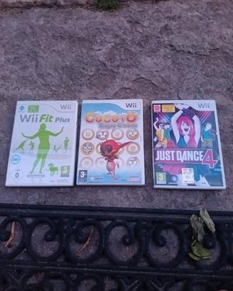 3 videogiochi della wii