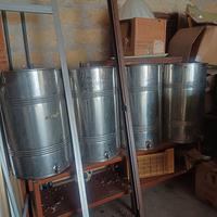 4 contenitori in acciaio inox 